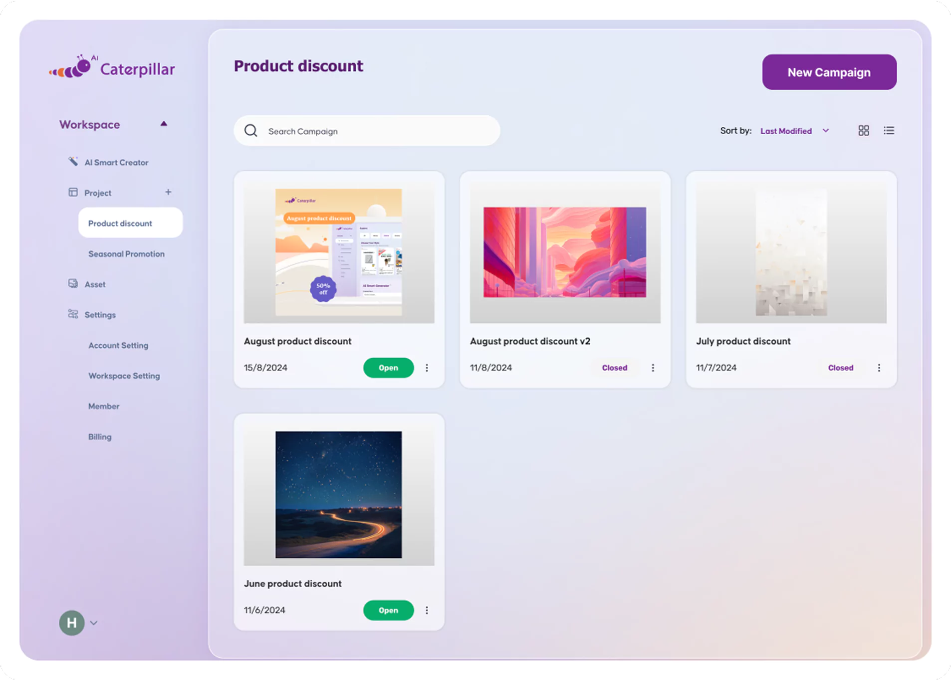 Caterpillar Screen Capture